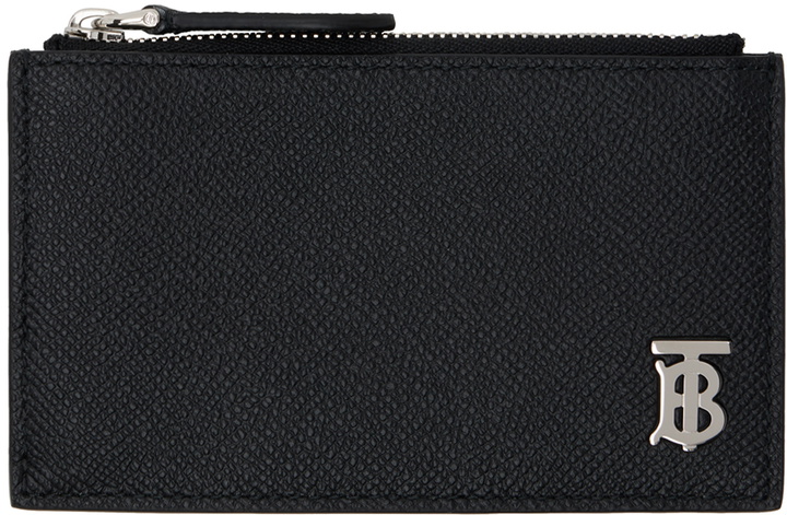 Photo: Burberry Black TB Zip Card Holder