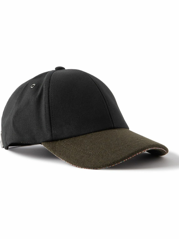 Photo: Paul Smith - Wool-Trimmed Cotton-Canvas Baseball Cap