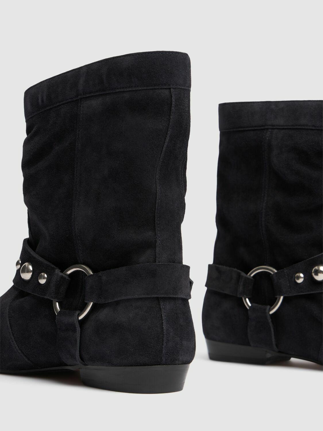 ISABEL MARANT 10mm Stania-ga Suede Ankle Boots Isabel Marant