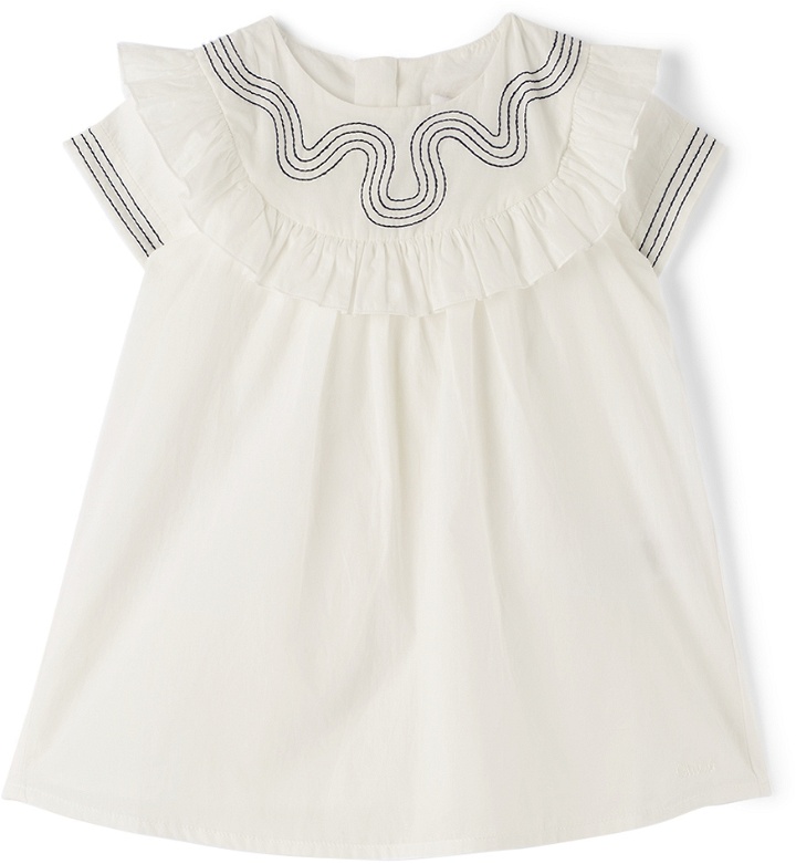 Photo: Chloé Baby Off-White Ruffle Dress