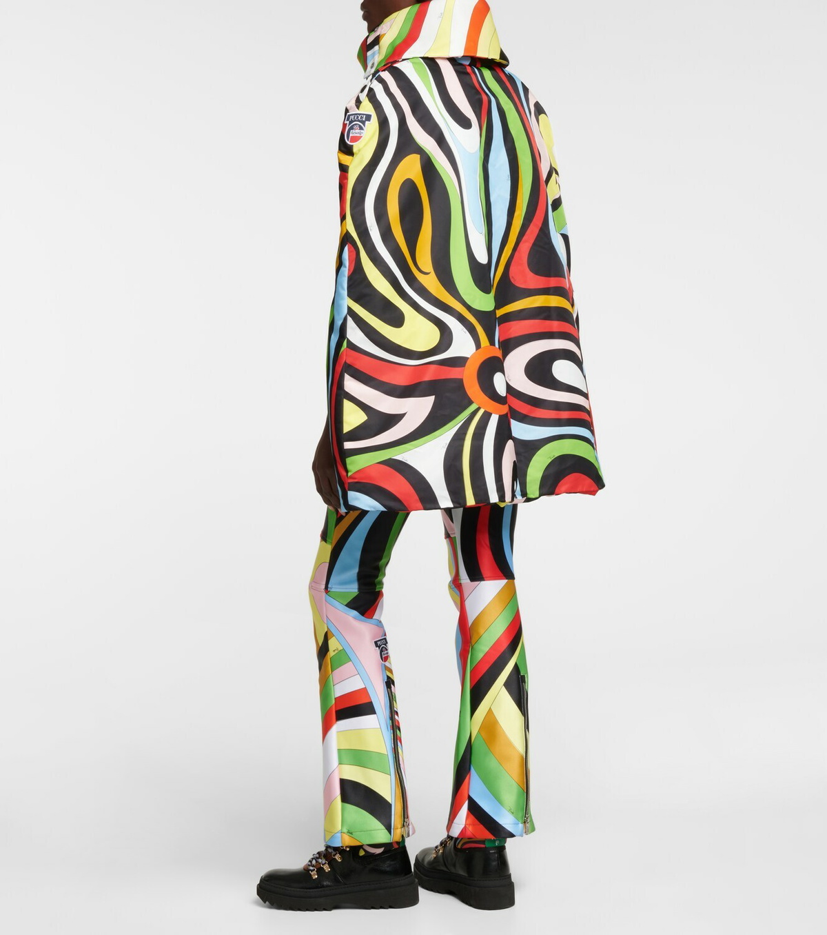 Pucci - x Fusalp printed poncho
