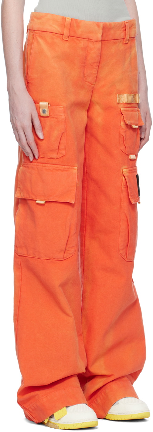 Off-White Orange Toybox Laundry Trousers Off-White