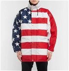 Vetements - Embroidered and Striped Shell Jacket - Red