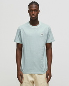 Stone Island Tee Fissato Effect Blue - Mens - Shortsleeves