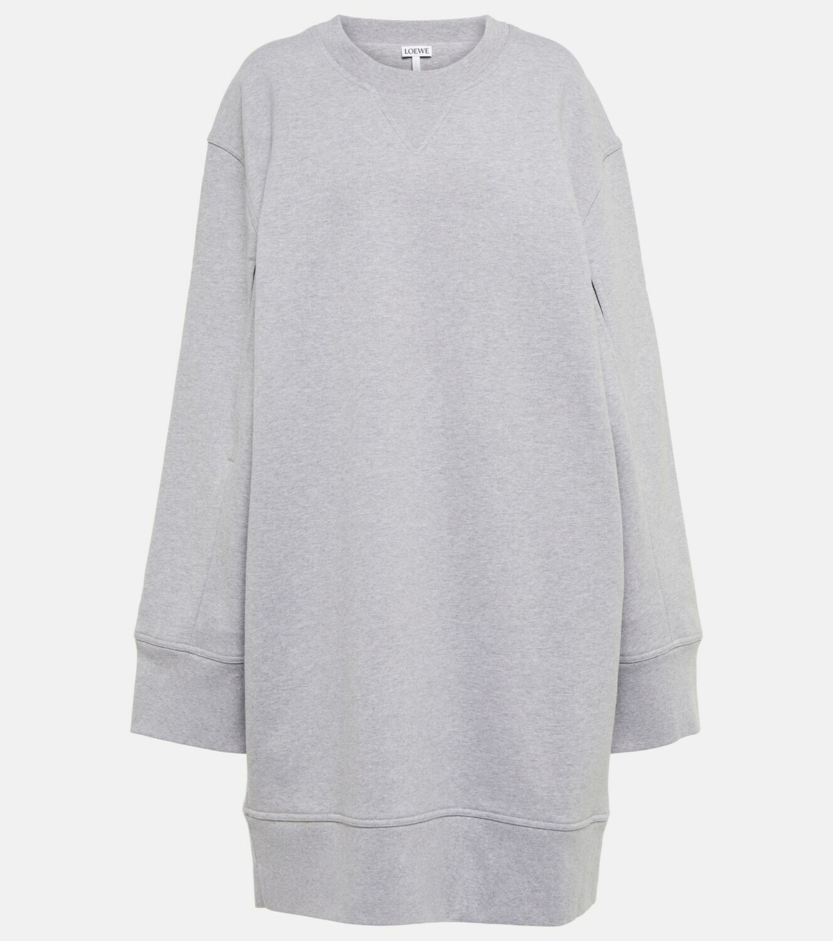 ワンピース LOEWE Cotton mini Loewe - Oversized cotton fleece mini dress Loewe