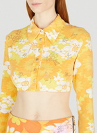Rave Review Sommar Flower Cropped Shirt