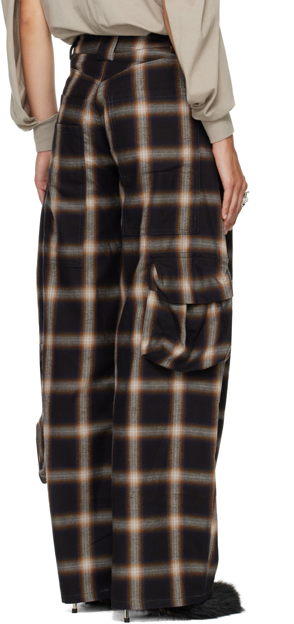 Collina Strada Black Lawn Cargo Pants