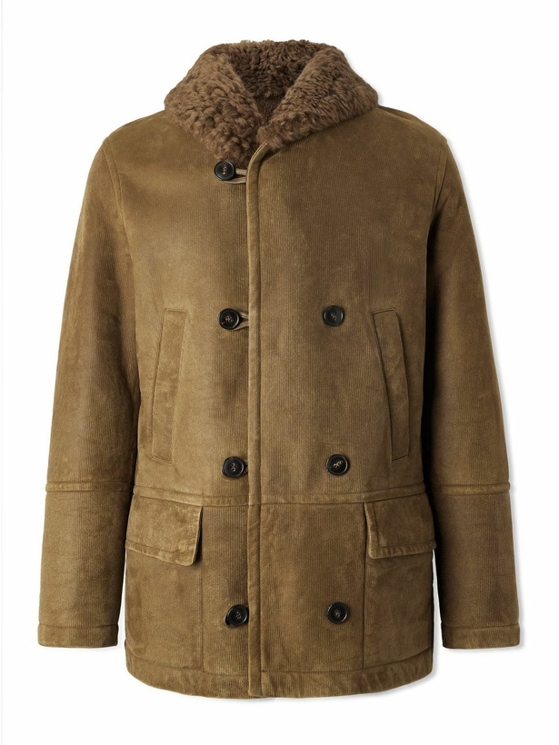 Photo: Yves Salomon - Shearling Jacket - Brown
