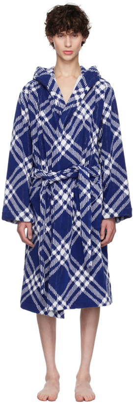 Photo: Burberry Blue Hooded Robe