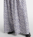 Plan C Printed cotton maxi dress