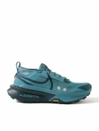 Nike Running - Zegama 2 Stretch-Jersey and Rubber-Trimmed Mesh Trail Running Sneakers - Blue