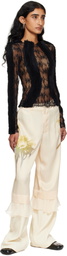 Collina Strada Beige Geranium Trousers