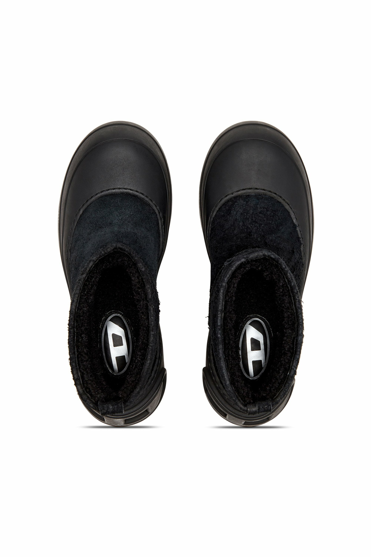 Diesel Chunky ankle boot with lug sole - Boots Mens in Black