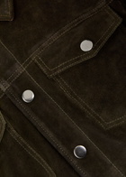 Paige Rubino Suede Jacket Khaki