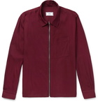 AMI - Twill Blouson Jacket - Men - Burgundy