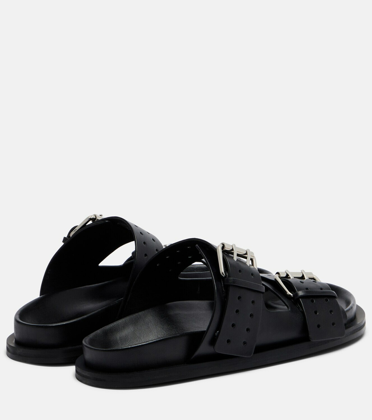 A.Emery Leon leather slides