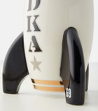 Jonathan Adler Vice striped porcelain decanter
