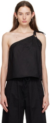 Deiji Studios Black 'The Multi Strap' Top