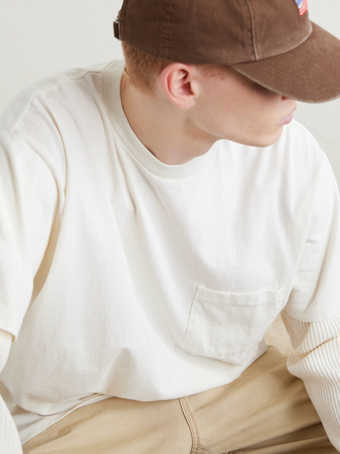 Cherry Los Angeles - Waffle-Trim Cotton-Jersey Sweater - Neutrals
