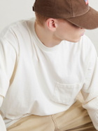 Cherry Los Angeles - Waffle-Trim Cotton-Jersey Sweater - Neutrals