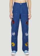 Sky High Farm Workwear Embroidered Cargo Pants