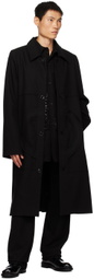 Edward Cuming Black Paneled Coat