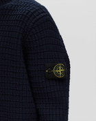 Stone Island Maglieria Tagliata Blue - Mens - Pullovers