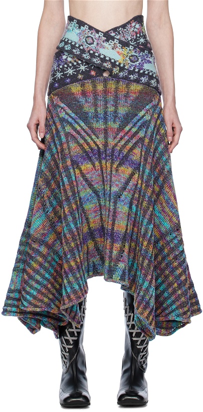 Photo: Paolina Russo Multicolor Crossover Skirt