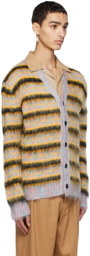 Marni Multicolor Striped Cardigan