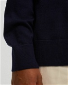 Maison Kitsune Dressed Fox Patch Relaxed Jumper Blue - Mens - Pullovers