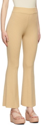 LVIR Beige Wool Knit Pants