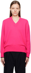 Victoria Beckham Pink Oversized Sweater