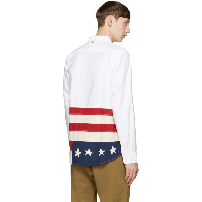 Visvim White Lungta B.D. Stars Shirt Visvim