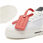 Off-White Women's New Low Vulcanized Canvas Sneakers in White