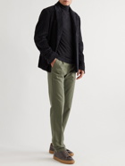 Massimo Alba - Pleated Stretch Cotton and Cashmere-Blend Trousers - Green