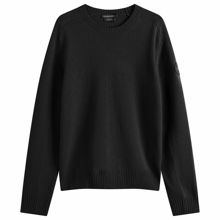 Photo: Canada Goose Men's Matawin Crew Knit in Black