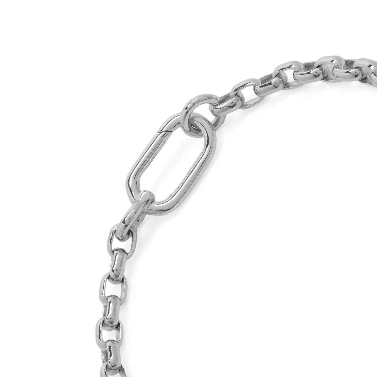 Tom Wood Lee Bracelet Thick in Silver Tom Wood