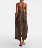 Róhe Silk organza midi dress