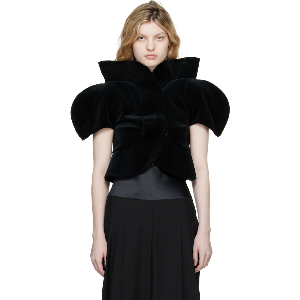 FIDAN NOVRUZOVA Black Sana Velvet Jacket