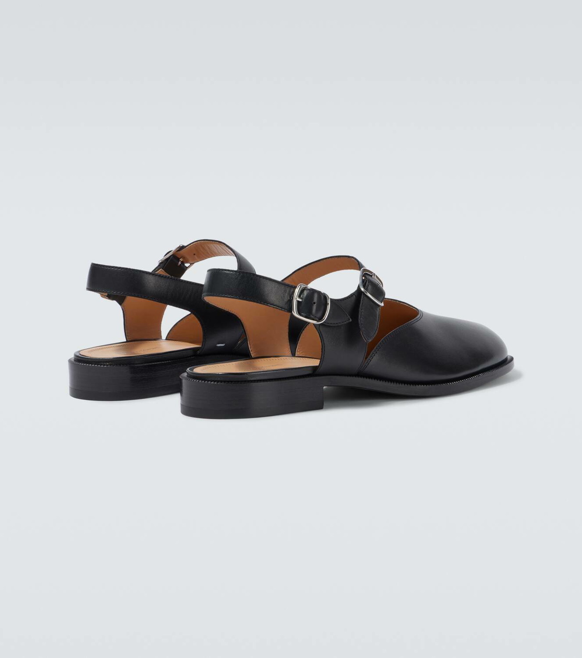 靴 Maison Margiela Tabi leather sandals Maison Margiela - Tabi Leather Sandals - Black Maison Margiela