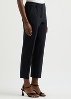Dorothee Schumacher Slim-leg Stretch-jersey Trousers Navy