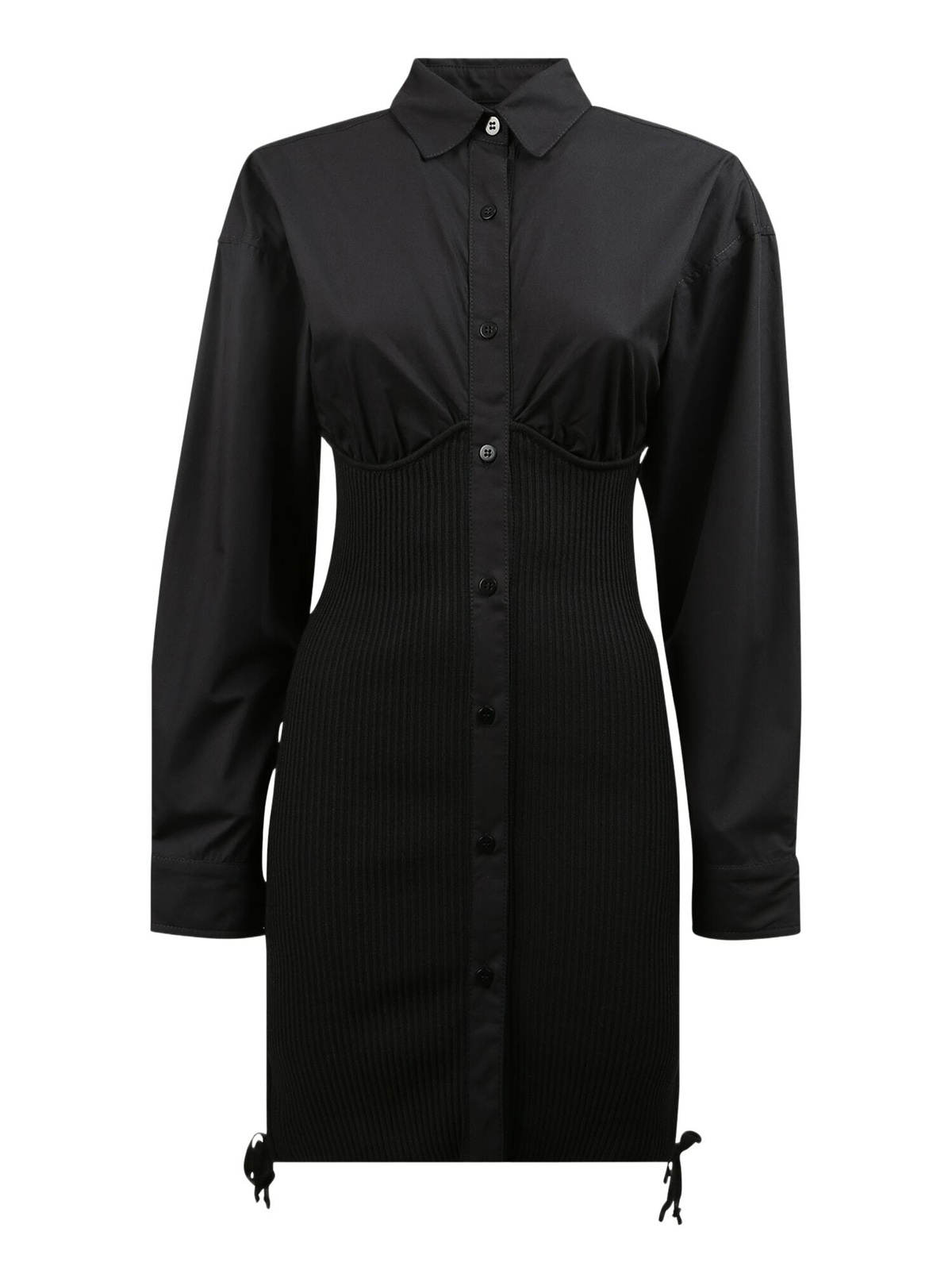 ANDREĀDAMO Ribbed Knit Midi Dress
