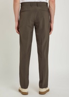 Emporio Armani Slim-leg Woven Trousers Brown