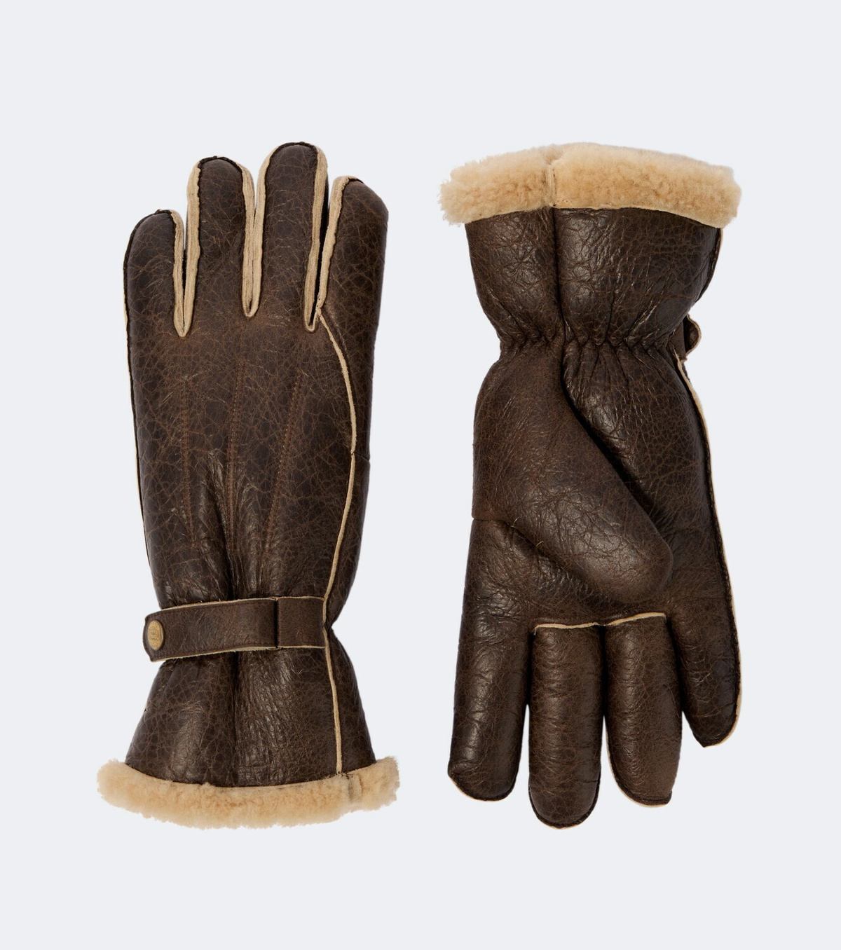 RRL Shearling-lined leather gloves