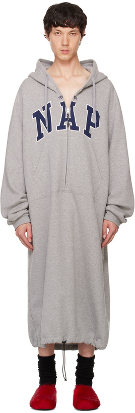 Photo: doublet Gray 'Power Nap' Hoodie