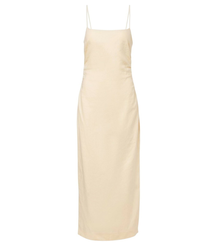 knee length dresses for ladies Striped Sleeveless Midi Dress main image 0