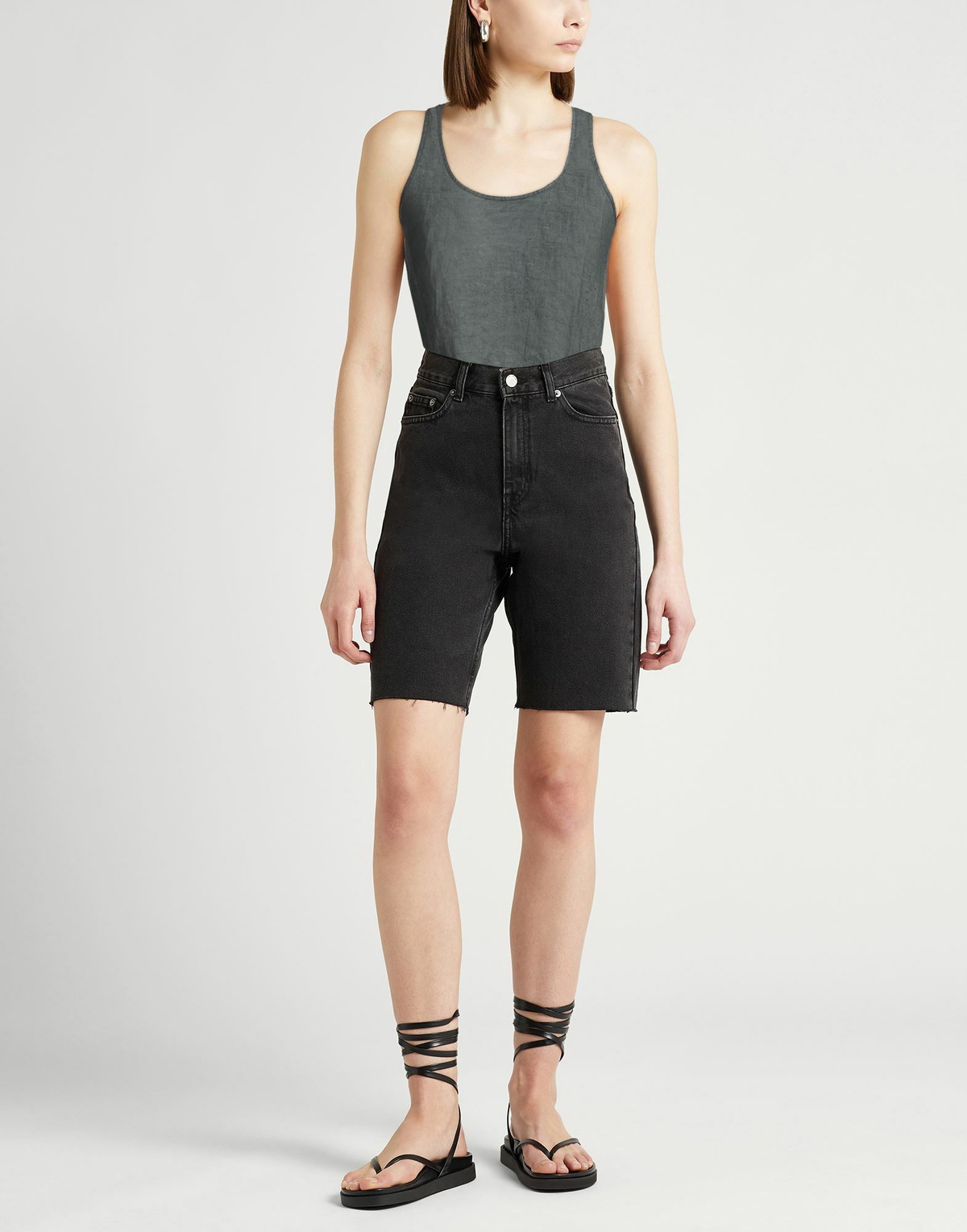 Crossley Womens Top Charcoal