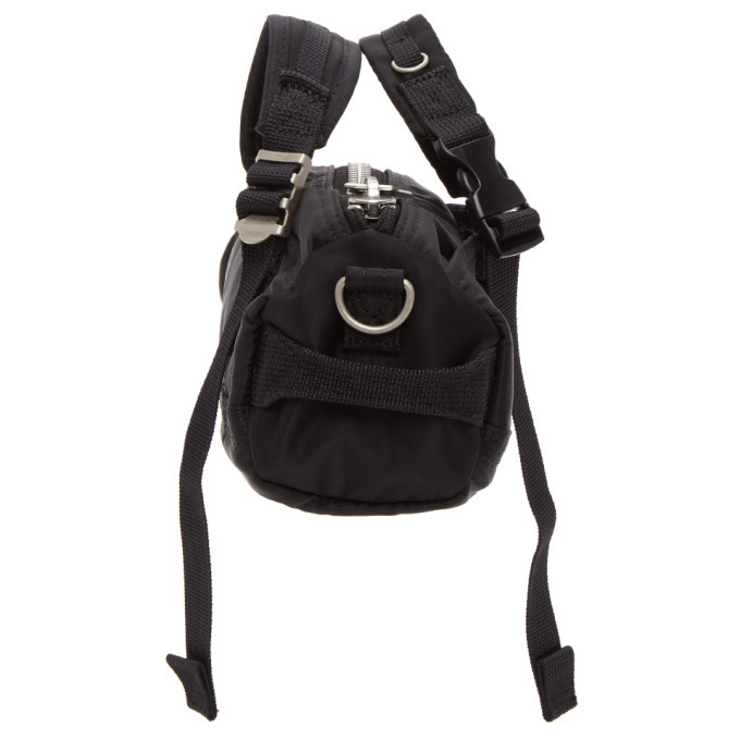 Sacai Black Mini Crossbody Duffle Bag Sacai