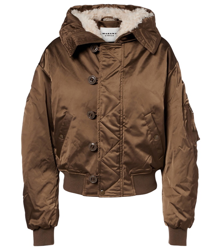 Photo: Marant Etoile Elisa hooded bomber jacket