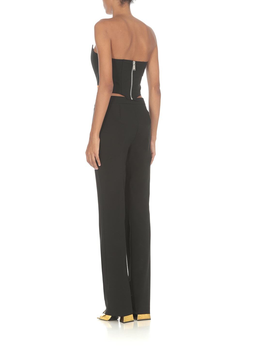 HERON PRESTON Gabardine Zip Pants